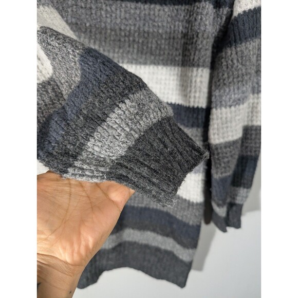 American Eagle Womens Gray Striped Long Sleeve Sweater Dress Sz S Academia - Picture 6 of 8